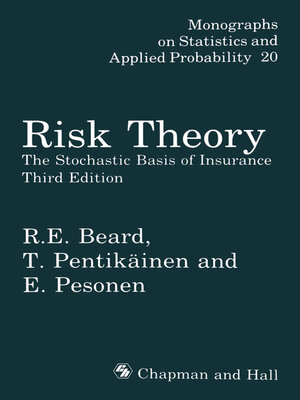 cover image of Risk Theory